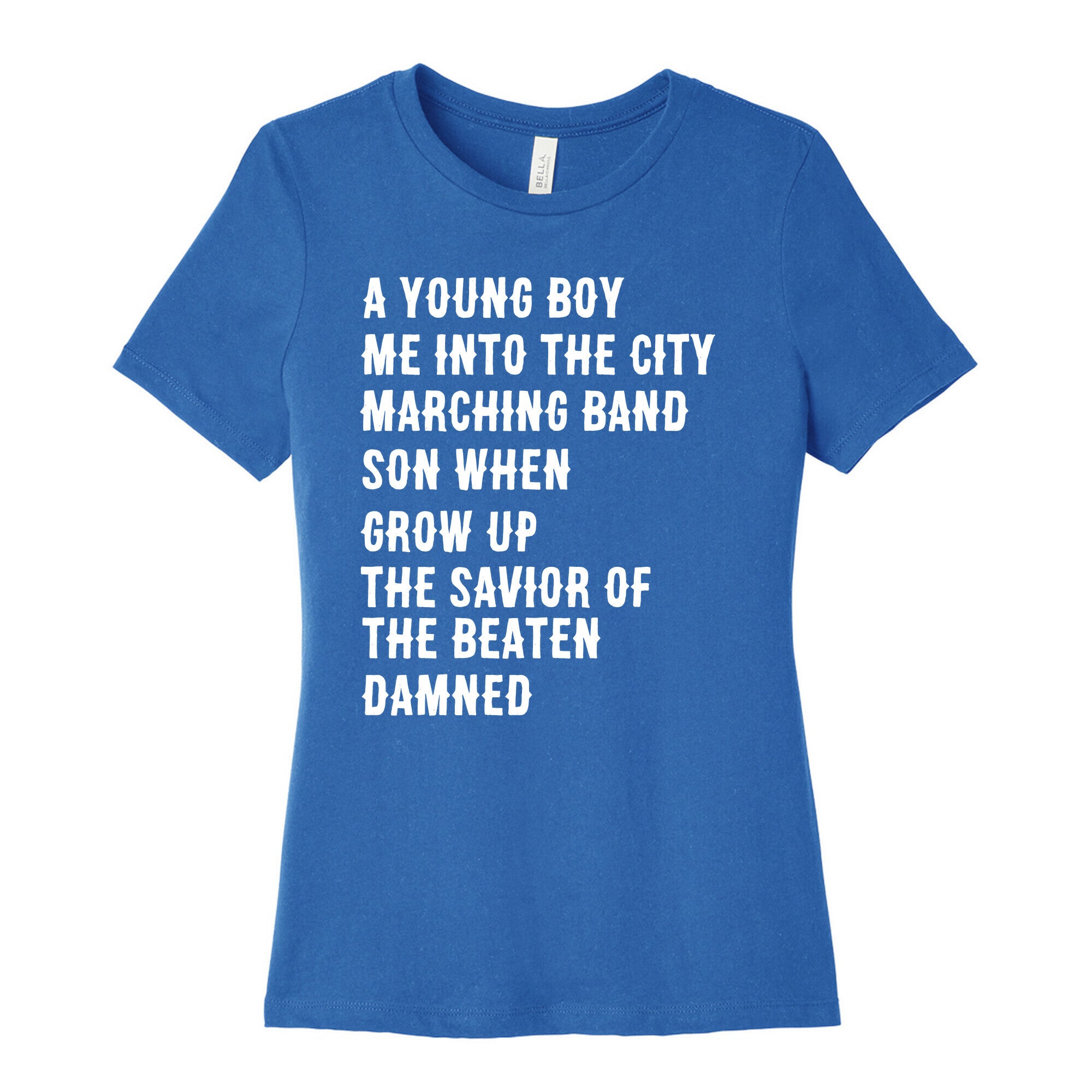 When I Was a Young Boy (1 of 2 pair) Women's Cotton Tee